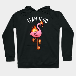 Flamin-go Funny Flamingo Pun Hoodie